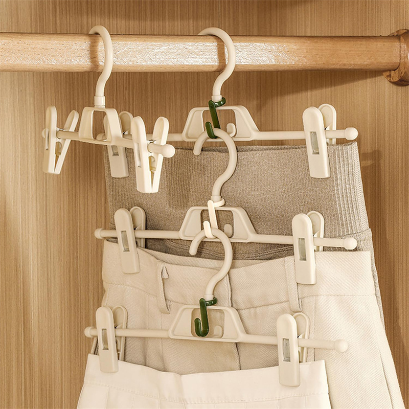 Mini cintres pour connecteurs de placard, crochets en cascade en plastique, organisateur de manteaux de placard, gain d'espace, 50/100/200 pièces