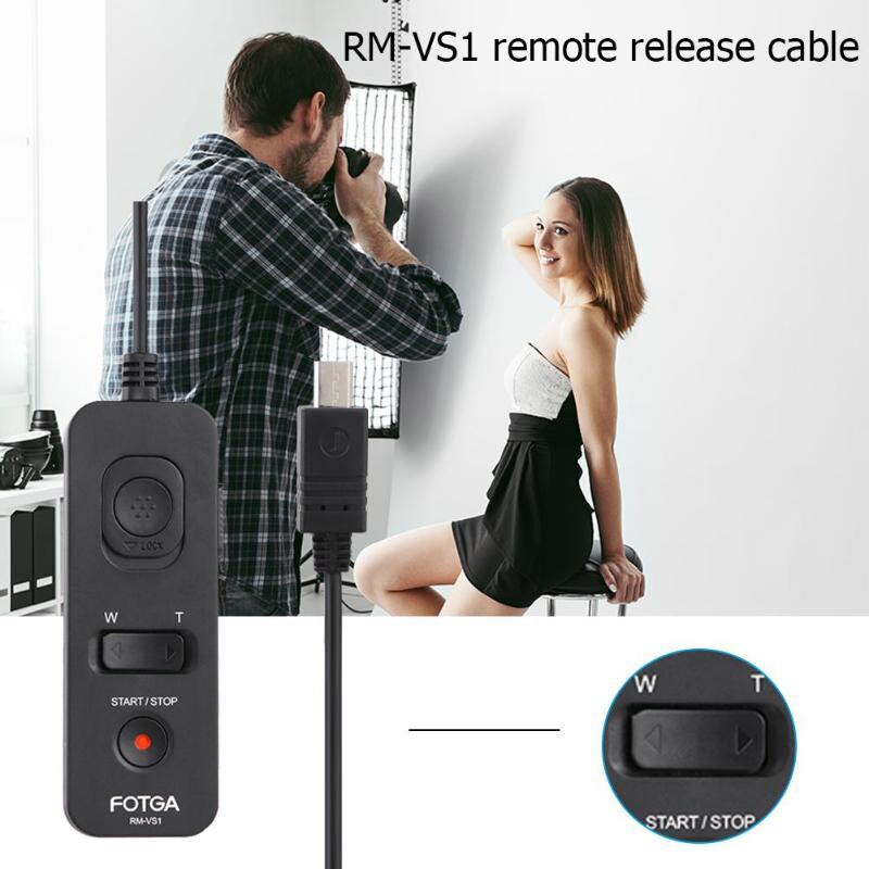 FOTGA RM-VS1 Fernbedienung Auslöser für Sony RM-VPR1 A-5100 A-7S A-5000