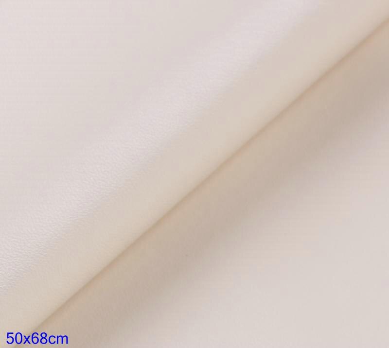 50 x 68cm imitert pu lær stoff øko lær møbler materiale bil napa vinyl lær skinn møbel stol møbelstoff stoff: 13 krem
