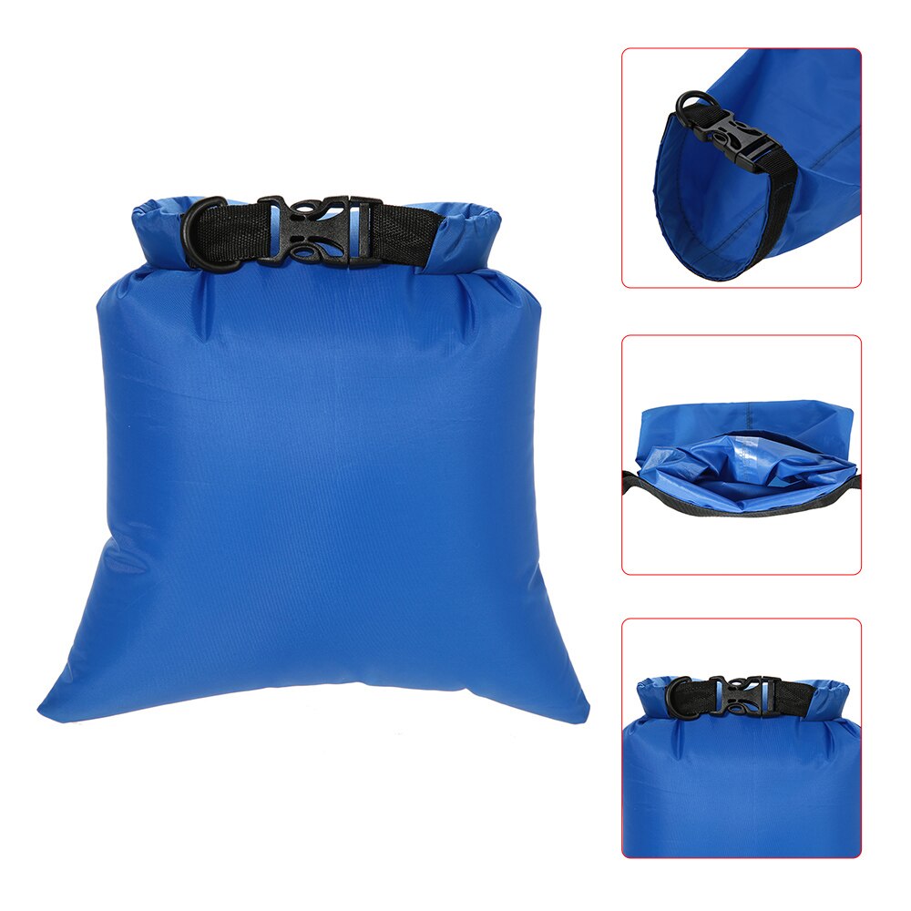 Lixada pakke  of 3 vandtæt taske 3l+5l+8l udendørs ultralet tør sæk til camping vandreture rejser dykning kompression opbevaringspose