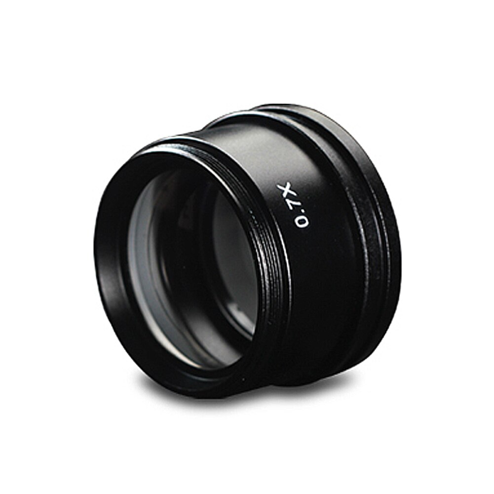 Fine Microscope Auxiliary Objective Lens Barlow Lens Increase Working Distance of Microscope 0.5X/0.7X/2X/ Dustproof Len