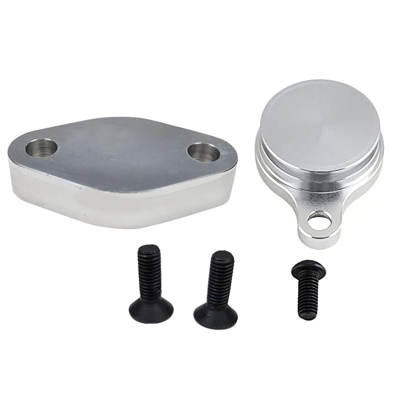For Ls Egr Delete Intake/Exhaust Block Off Plate Lsx Silverado 4.8L 5.3L 6.0L Lq4: Default Title