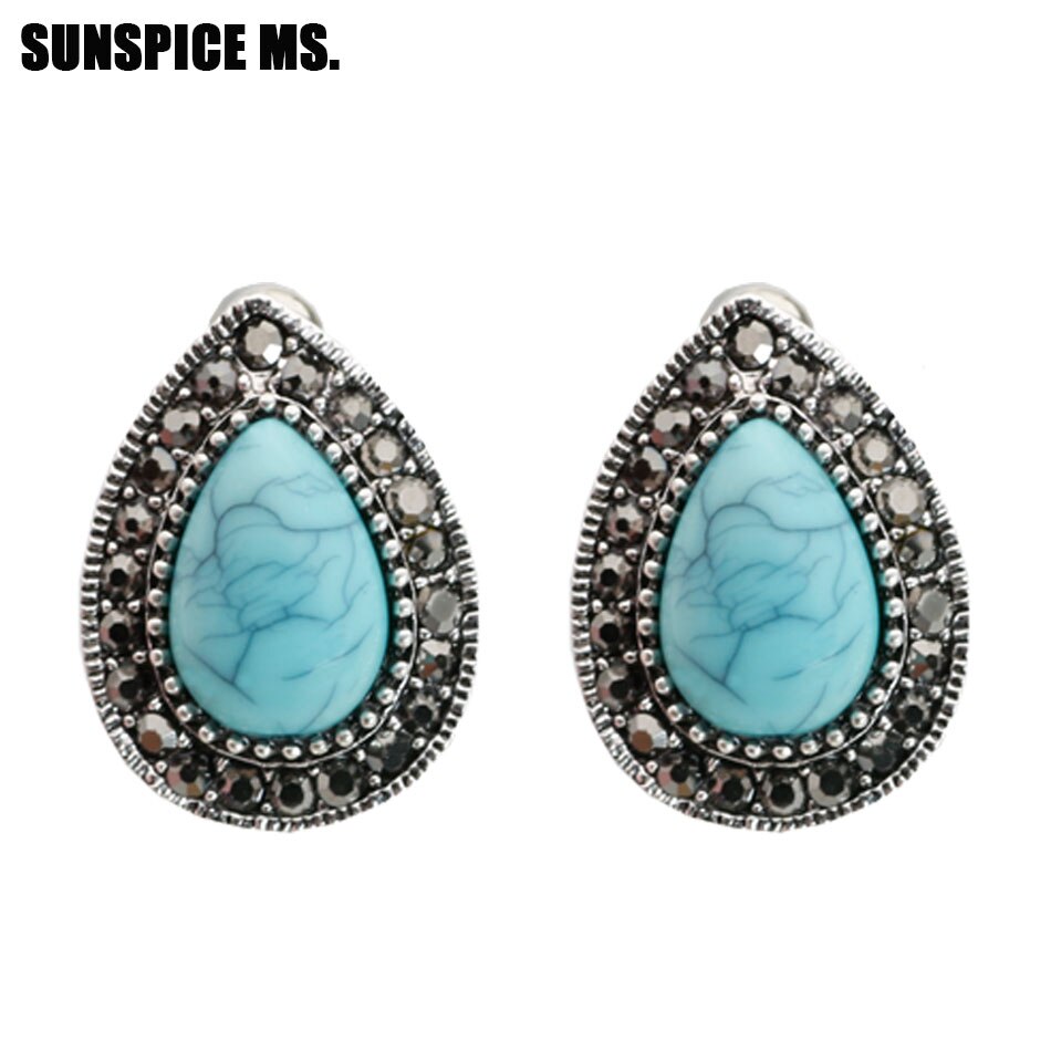 SUNSPICE-MS Retro Argento Colore Turco Braccialetto Del Fiore Per Le Donne Da Sposa Etnico Dei Monili Del Rhinestone Dell&#39;annata Indiana Del Polsino Del Braccialetto: ll03