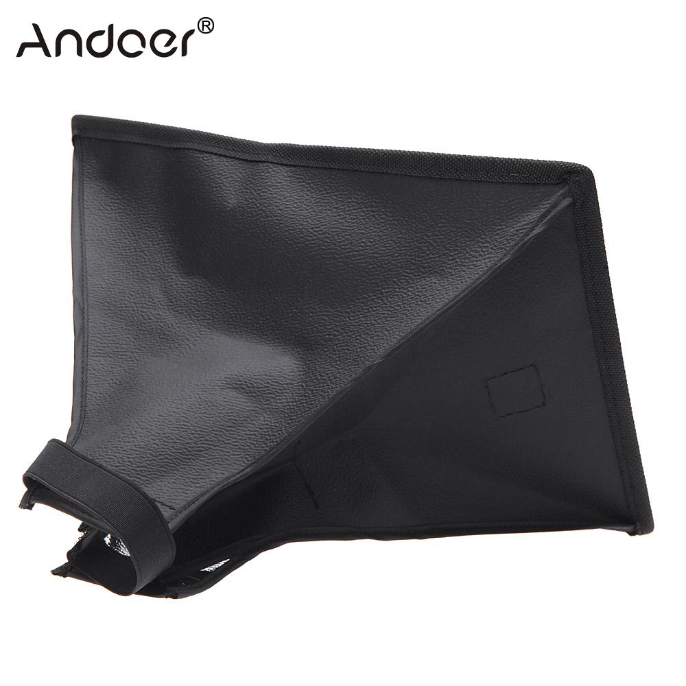 Andoer 20*30 cm/7.9 * 11.8in Draagbare Fotografie Flash Diffuser Mini Softbox Kit voor DSLR Speedlite Flash