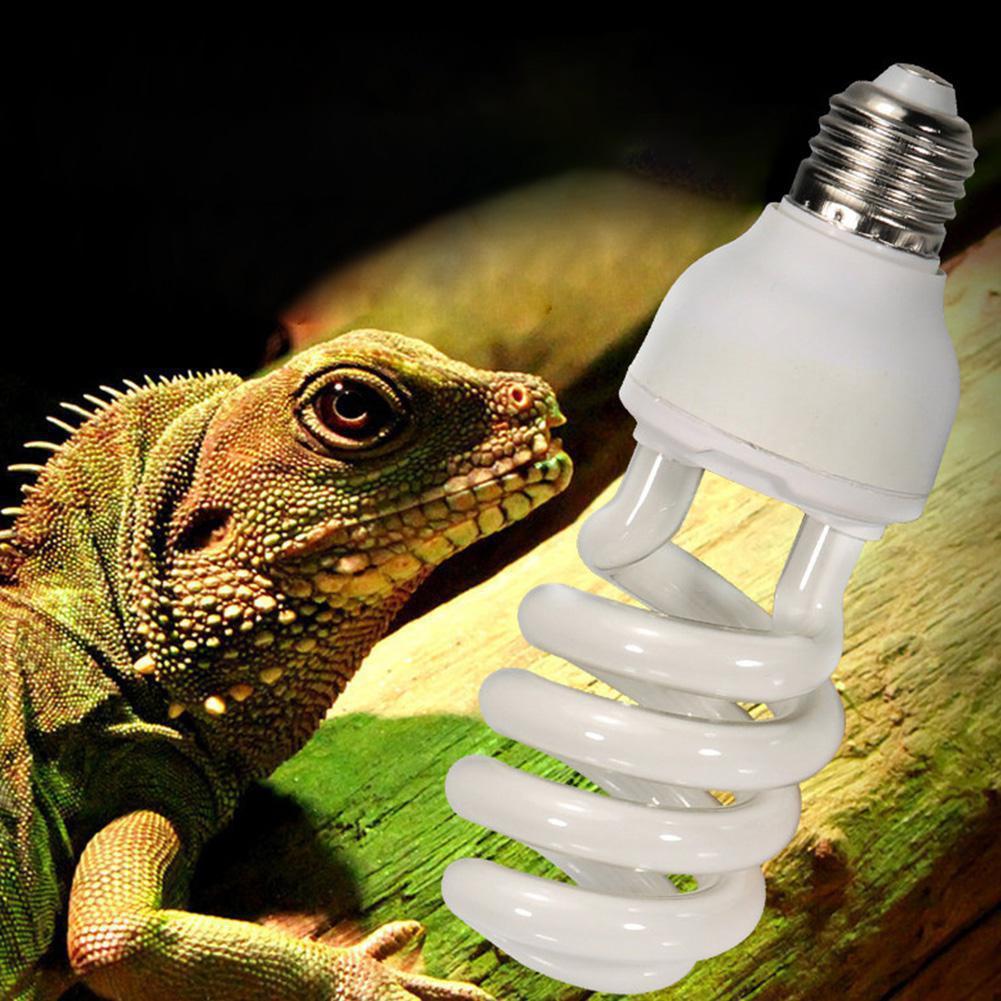 Bombilla para reptiles UVB 5,0 10,0, lámpara para Tortuga, lagarto, serpiente, Lguanas, lámpara de calor de calcio, luz de ahorro de energía para reptiles