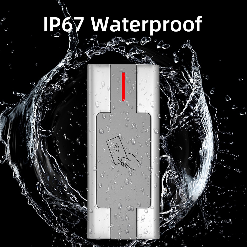 125khz RFID Standalone Access Controller 2000 User Proximity RFID Card Reader Access Control System Metal Case