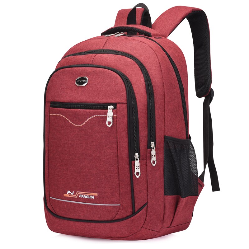 Rucksack für herren, geräumiger freizeitrucksack, reiserucksack, businessrucksack, pendlerrucksack, laptoptasche für 15.6 in laptops, unisex-rucksack, trendiger schülerrucksack: Rot