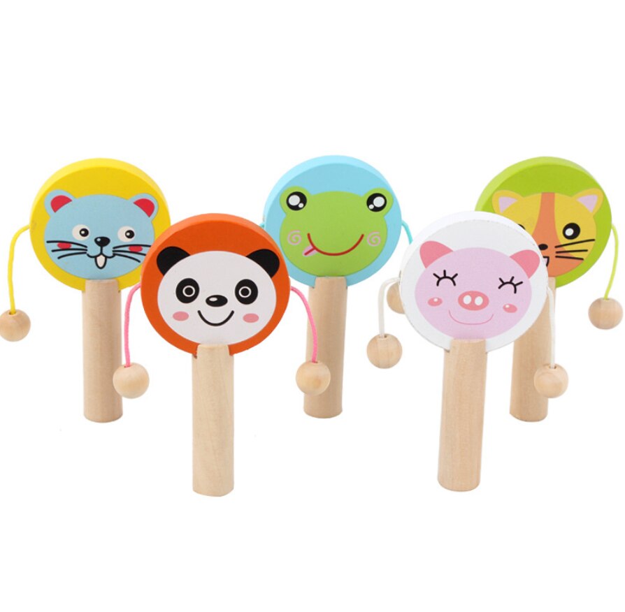 Hammer Toys Cartoon Rattled-batteria imposta Baby Drum Hammer Rattle bambini bambini giocattoli vocali per divertimento giocattoli tradizionali in cina