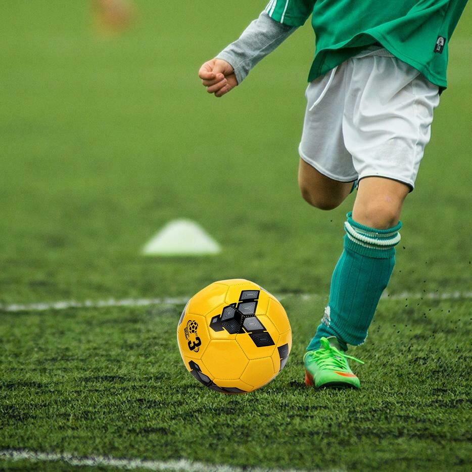 1 PC Children Soccer Balls Soccer Ball Football Amateur Training Football Size 3 Machine Front Football