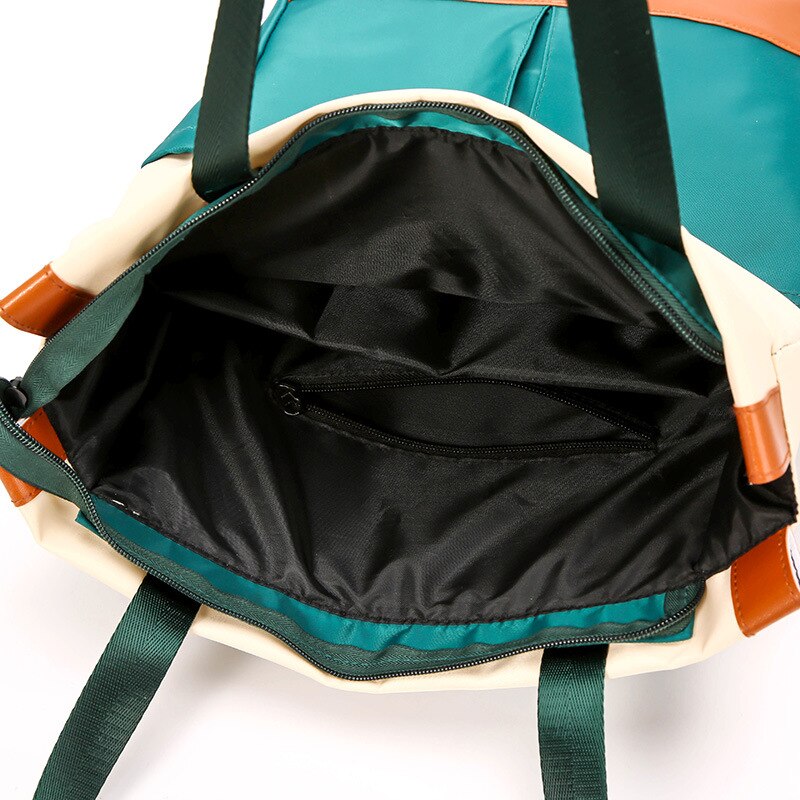 Nylon Impermeabile 15.6 Zaino Del Computer Portatile Delle Donne di Grande Capienza del sacchetto di Mano Delle Signore Doppio Borse A Spalla Femminile Bagpack Satchel Viaggi Bolsa