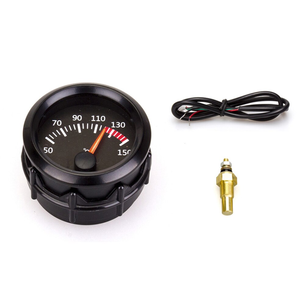 2 "52Mm Auto Gauge Boost/Water Temp/Olie Temp/Olie Druk/Brandstof/Volt gauge/Air Fuel Ratio/Uitlaat Temp Voertuig Meter 12V: Oil Temp