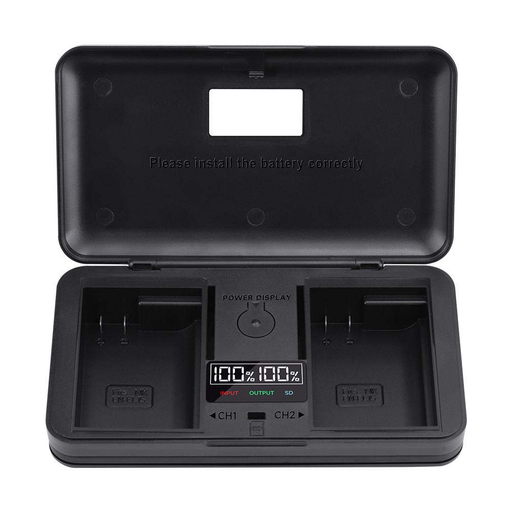 Cityork EN-EL15 enel15a en el15 kamera akku 2 in 1 ladegerät für nikon d600 d610 d800 d800e d810 d7000 d7100 d7200 v1: Anderes