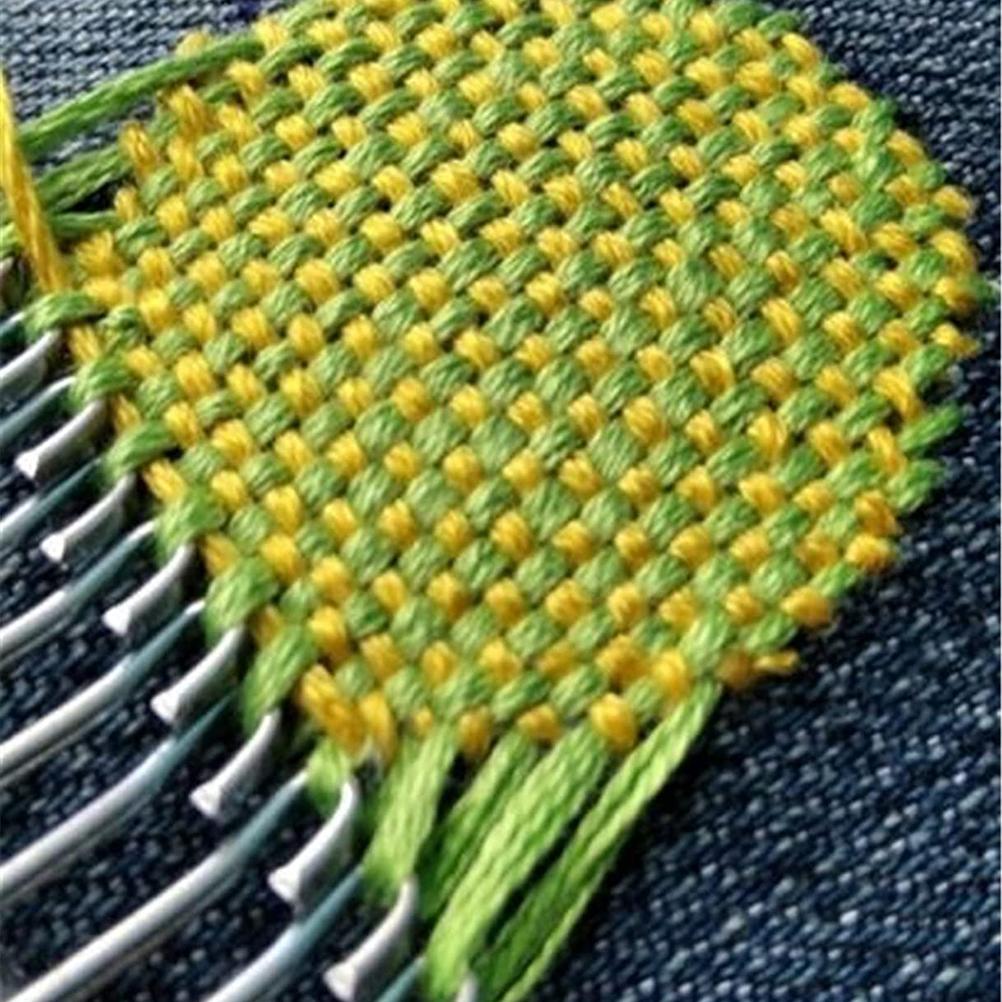 Hand Weave Tool Mini DIY Darning Tool Braiding Patching Machine Mini DIY Darning Tool for Beginners DIY Tools