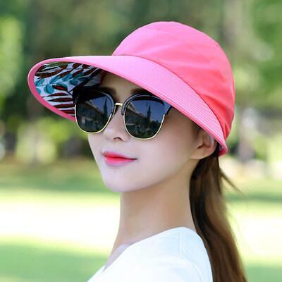 Chapeaux de soleil pour femmes, pare-soleil d'été, 1 pièce, pare-soleil avec grandes têtes, chapeau de plage à large bord, Protection Uv: 11