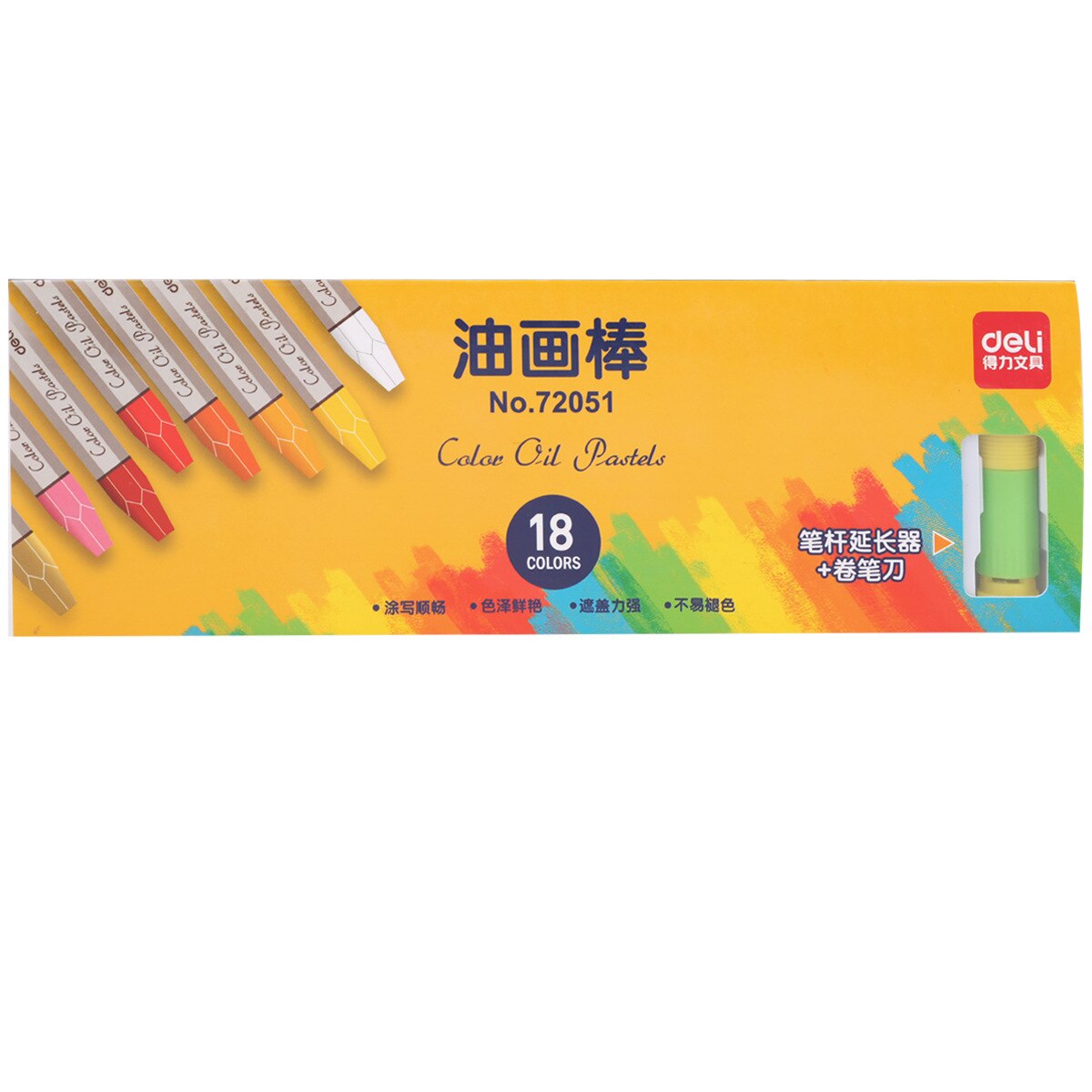 36 Kleuren Wax Caryon Set Voor School Kids Creatieve Tekening Graffiti Tekening Kleuren Olie Pastelkrijt Art Supply Beste Pen: 18 color
