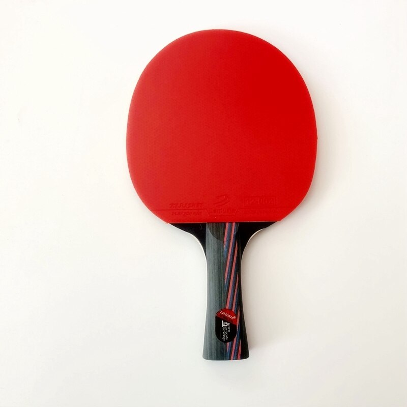 thumbnail image 2 of Professional Table Tennis Bat Blade Racket Set Long Short Handle Ping 2 of 12