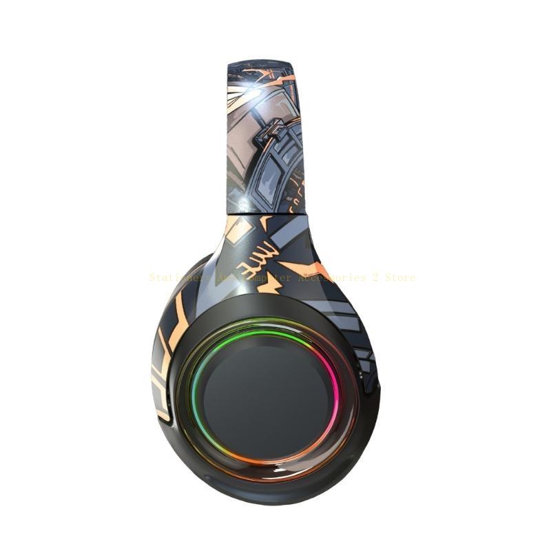 Wireless Gaming Headsets with Detachable Noise Cancelling Microphone Bluetooth-compatible Wireless Gaming Headphones