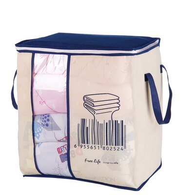 Doorschijnende Kleding Quilt Onder Bed Opbergtas Doek Doos Draagbare Rits Quilt Organizer Home Slaapkamer Organizer: B