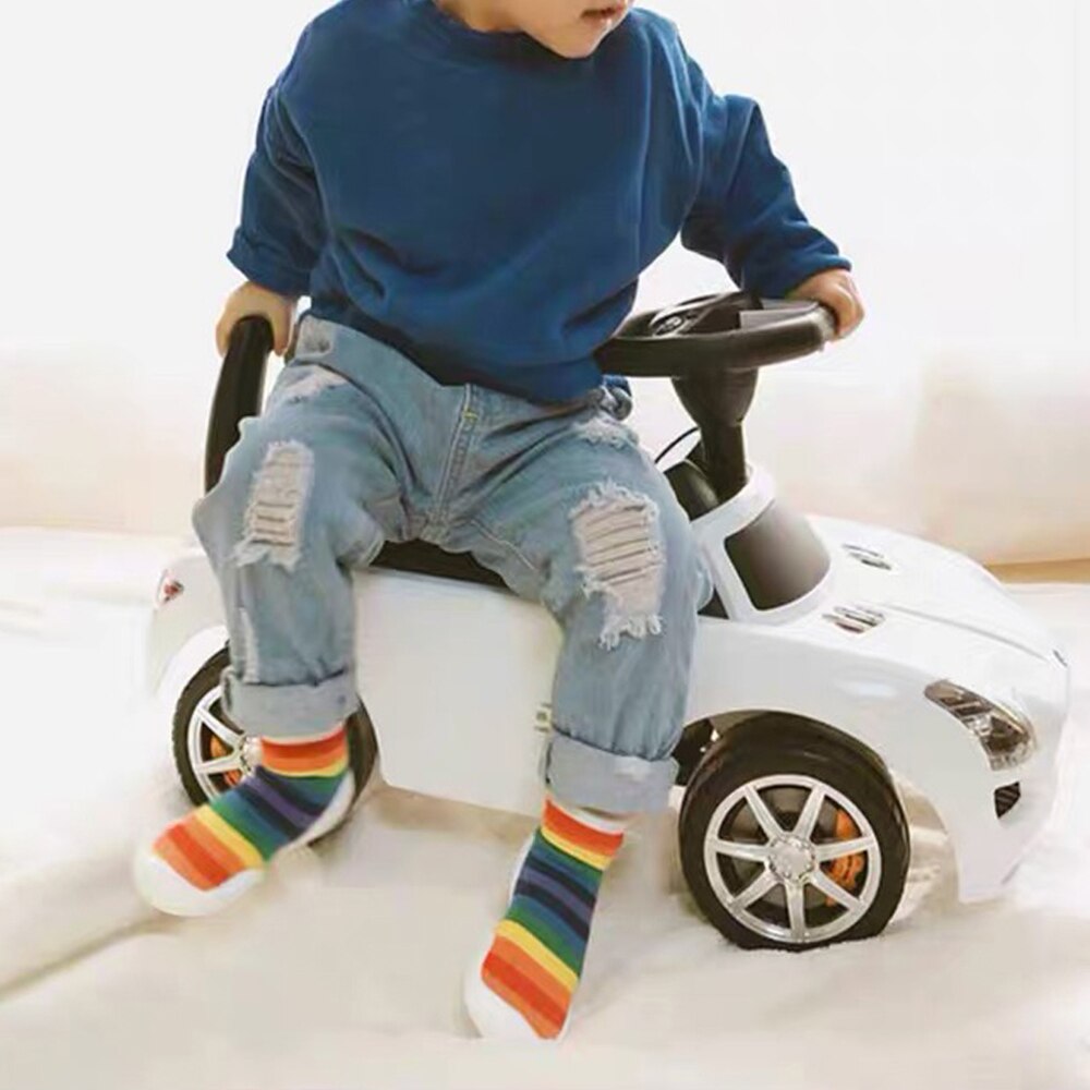Unisex Baby Shoes First Shoes Baby Walkers Toddler Colorful Baby Girl Kids Soft Rubber Sole Baby Shoe Knit Booties Anti-slip D30