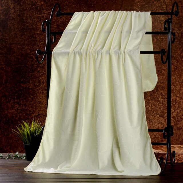 Luxe Handdoeken Grote Zachte En Comfortabele Badhanddoeken Sauna Handdoek Strandlaken Huishoudelijke Schoonmaakproducten: Light Yellow