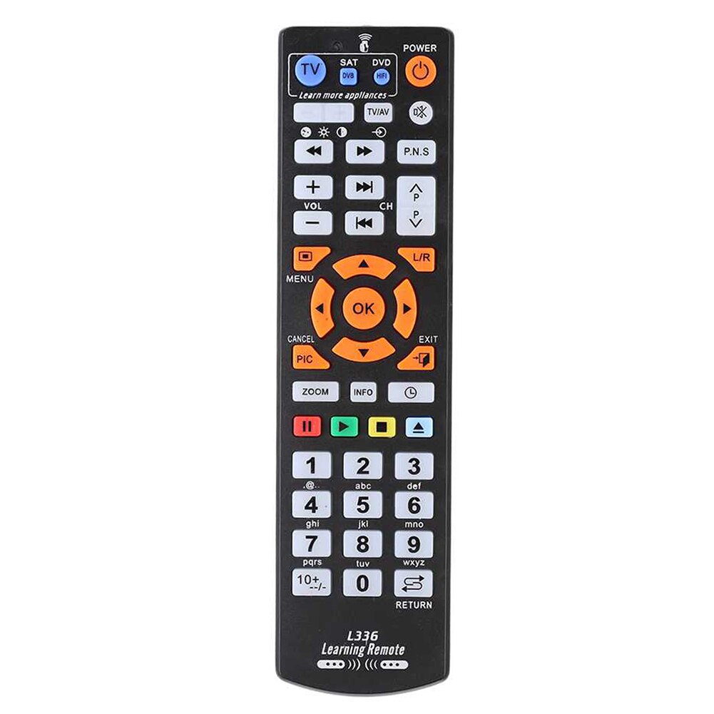 L336 Universal TV DVD Smart IR Learning Remote Controller with Copy Function For All Kinds of TVs