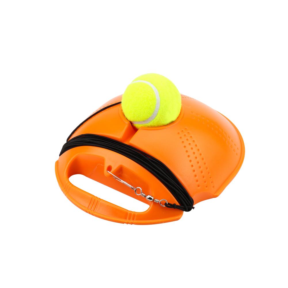 Tennis Training Rebound Ball Tennis Trainer Practice Training Tool Baseboard Sparring Device With Rope: Yellow