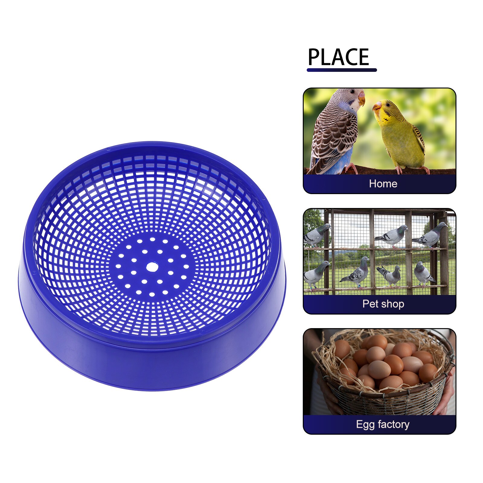 3Pcs Pigeon Breeding Nest Bird Eggs Nest Bird Breeding House Plastic Nest