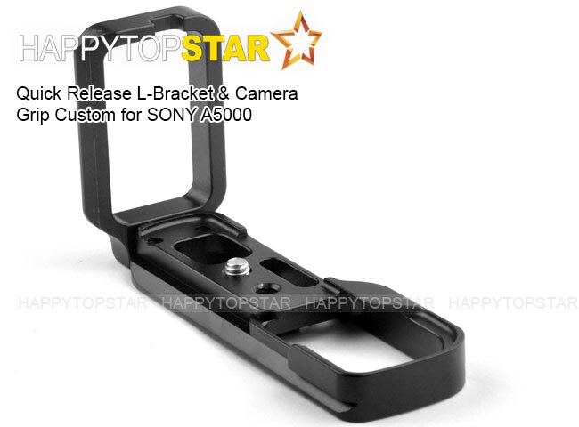 L Placa de Base de Liberação Rápida Da Câmera Titular Bracket Mão Montagem aderência Para SONY A5000 a5000 Arca Swiss RRS kirk Wimberley Markins