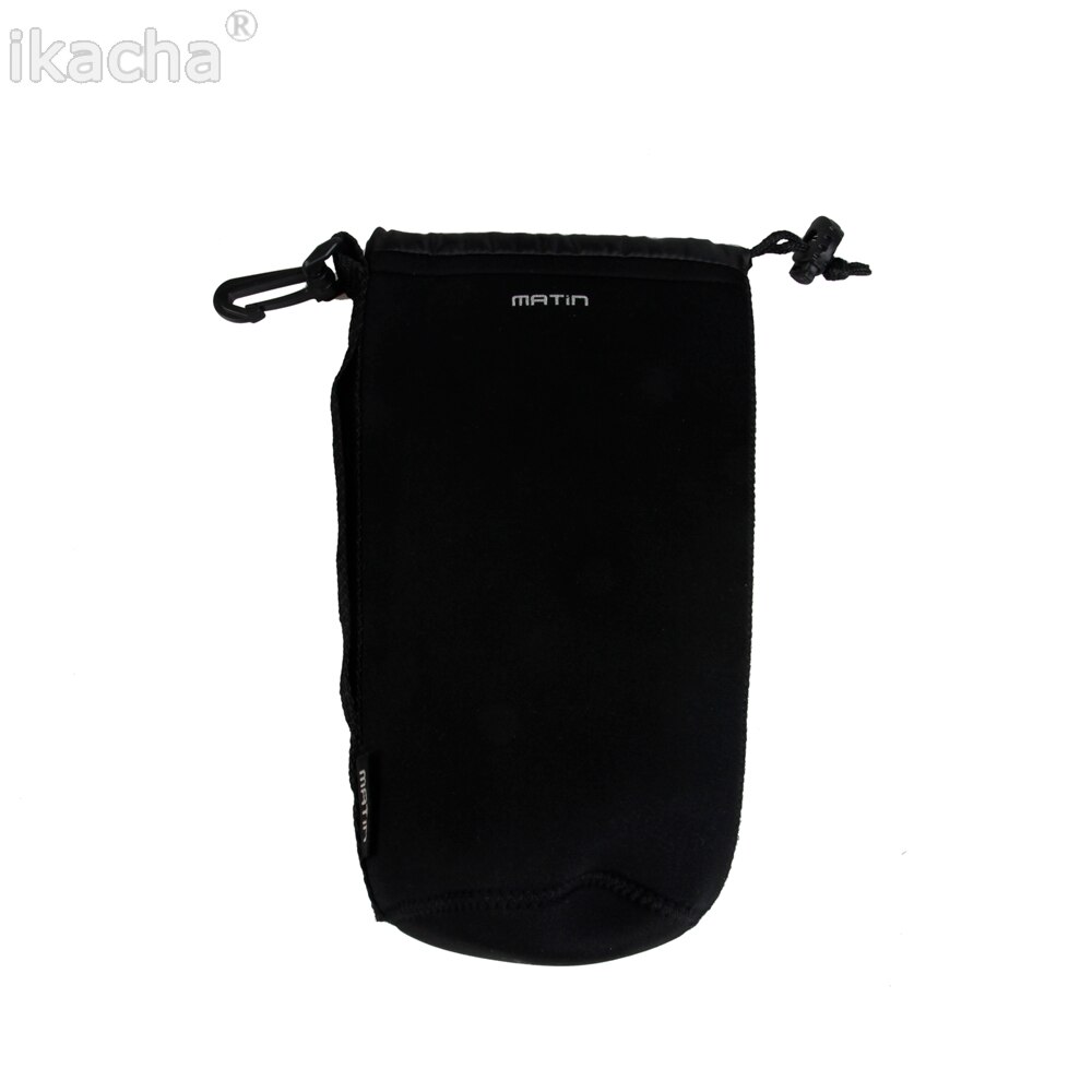 Waterproof Universal Matin Neoprene Soft Video Camera Lens Pouch Bag Case Full Size S M L XL For Canon Nikon Sony Black