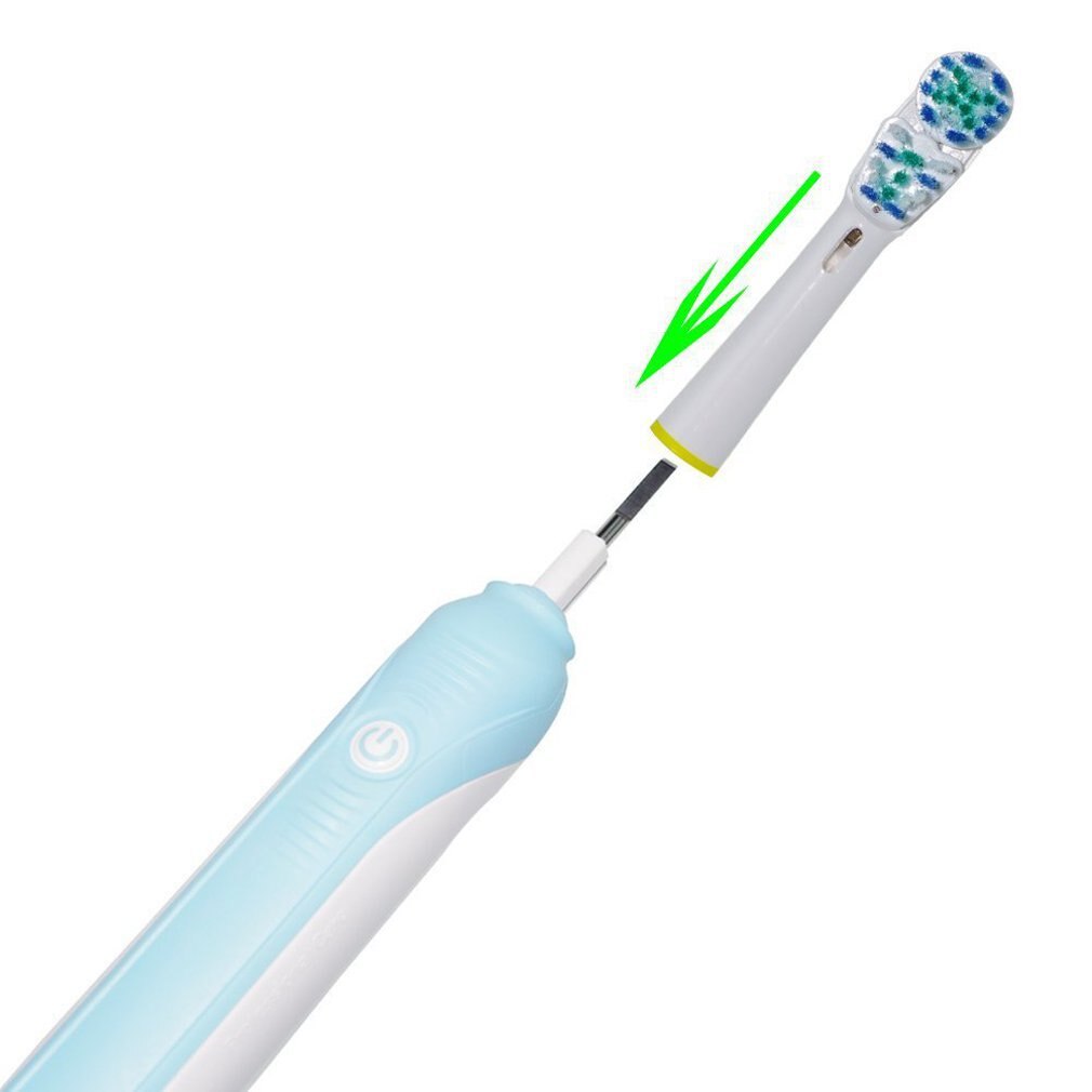 Cepillo de dientes eléctrico de doble cabezal de repuesto para Sb-417A, cepillo eléctrico para cepillarse el pelo suave, vitalidad, protección higiénica Doble