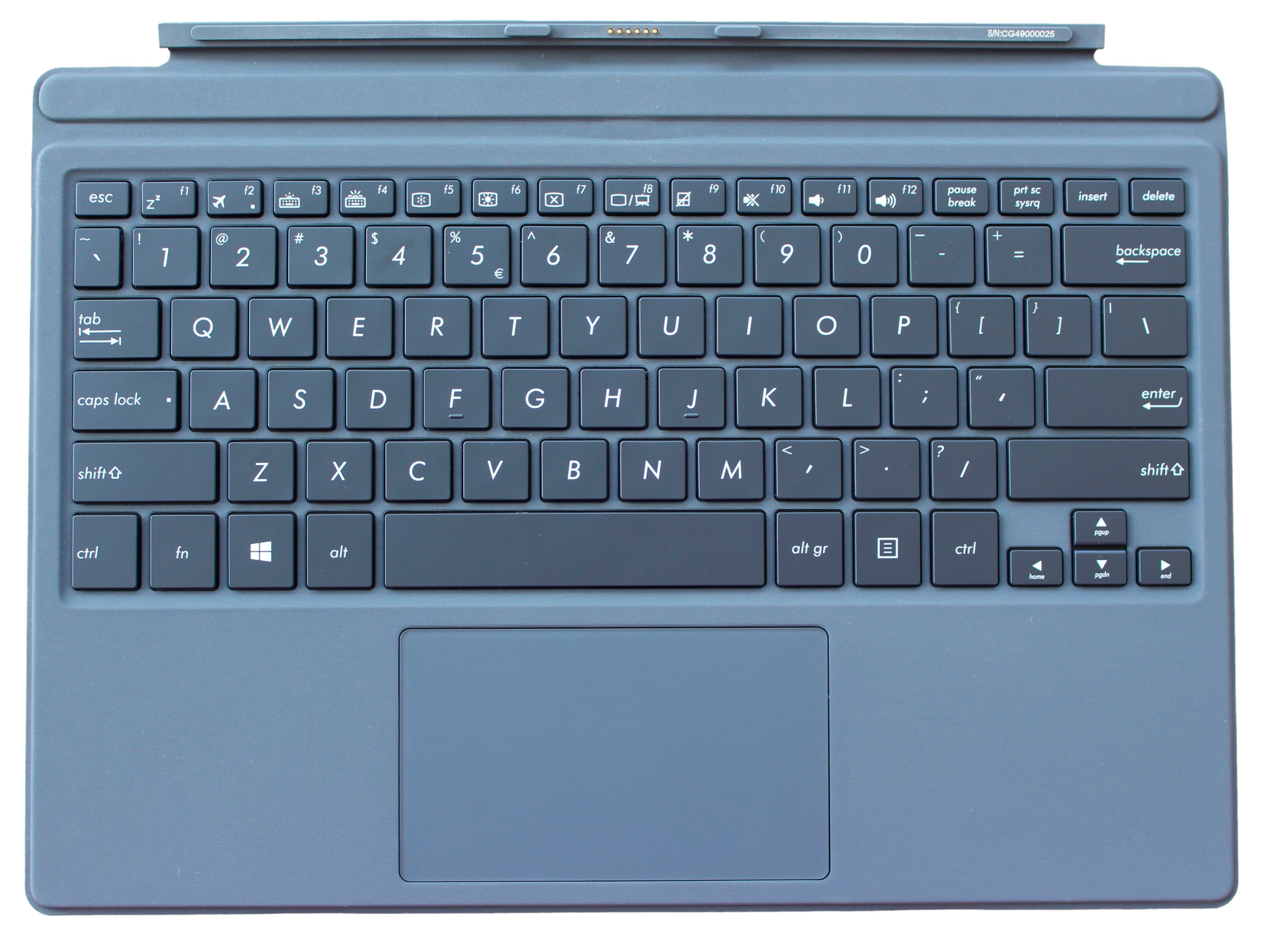 Teclado para tableta Asus 3Pro, T303U, T303UA, T303, T30A6200, i5-6200U, color negro, naranja, marrón y gris,: US Black