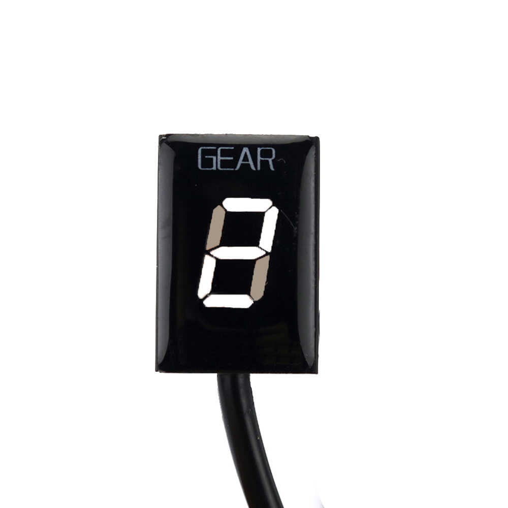 For Honda XL700V XL 700 V 700V Transalp Motorcycle Accessories Gear Indicator Speed Display Mater: WHITE
