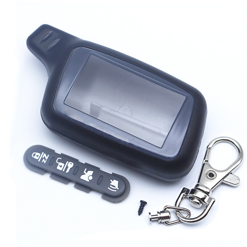X5-Llavero con carcasa para coche, sistema de alarma para coche de dos vías ruso, X5 X3 TOMAHAWK, llave de control remoto LCD