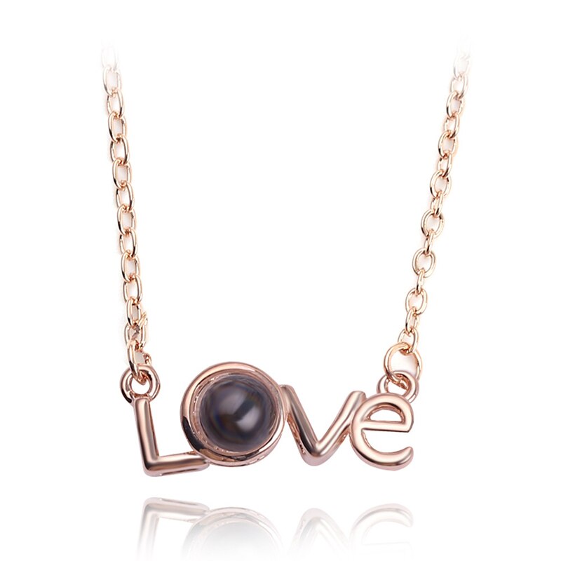Kone hjerte jeg sprog valentines romantisk du leverer siger forlovelse kærlighed jubilæum projektion kæreste: Rose guld kærlighed