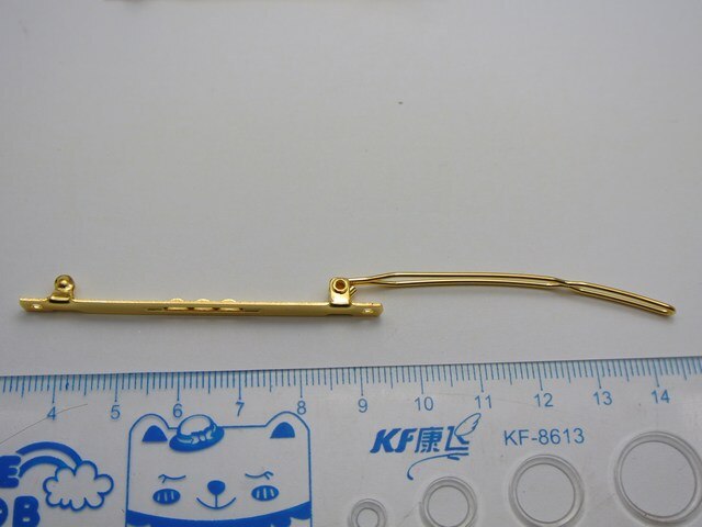 25 Gold Tone Kikker Barrette Clips Klemmen Haar Boog Pin Haarspelden 60mm DIY Craft