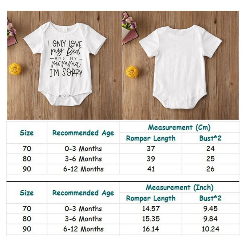 Baby Boy Girl Cotton Romper Jumpsuit Bodysuit Playsuit Outfit Clothes
