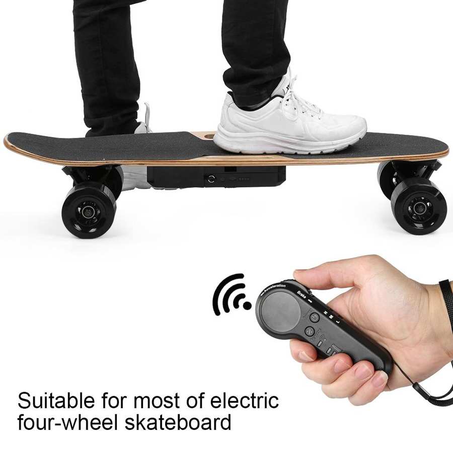 2.4ghz dedo universal controle remoto com fonte de alimentação luz indicadora para skate elétrico longboard