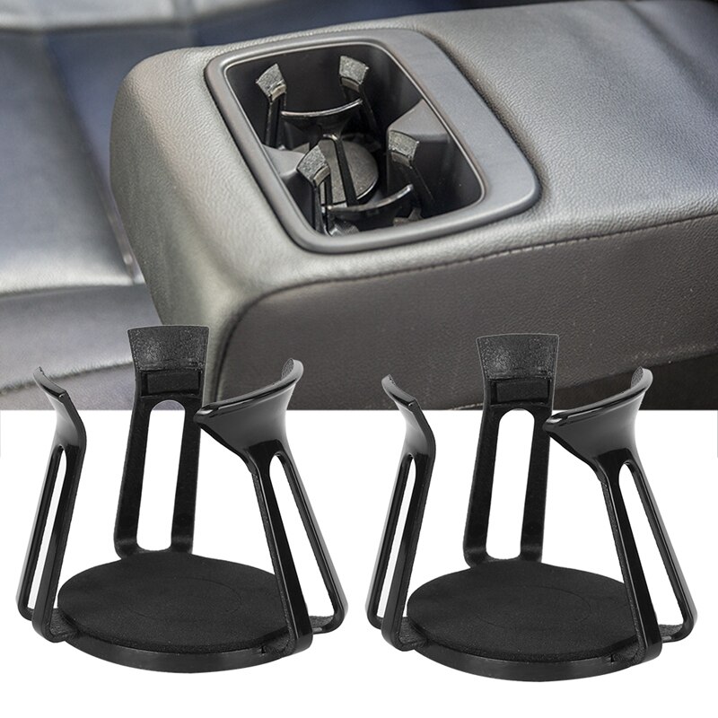 Nieuw-Universele Plastic 2 Stuks Auto-interieur Water Bekerhouder Plakken Fixer Stopper Drink Fles Stand Accessoire