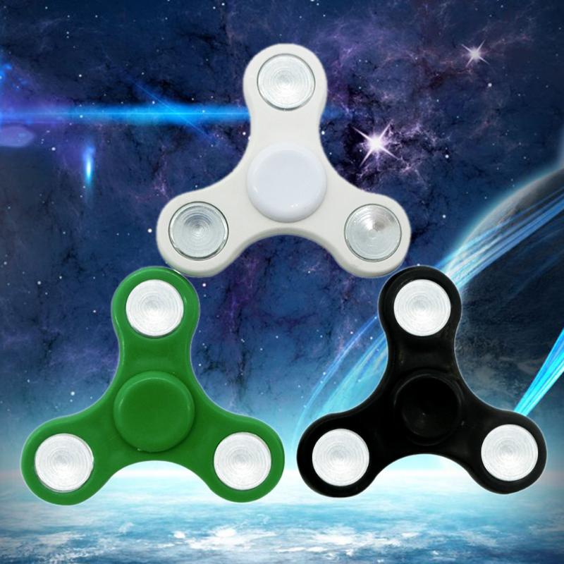 Plastic Hand Spinner for Autism and ADHD Finger Tri-Spinner Fidget Toys