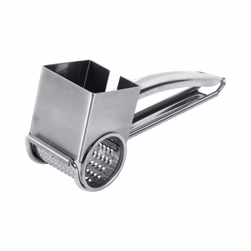 Multifunctional Cheese Cutter Slicer Shredder Rotary Ultra Sharp Cylinders Stainless Steel Drums & Slicer