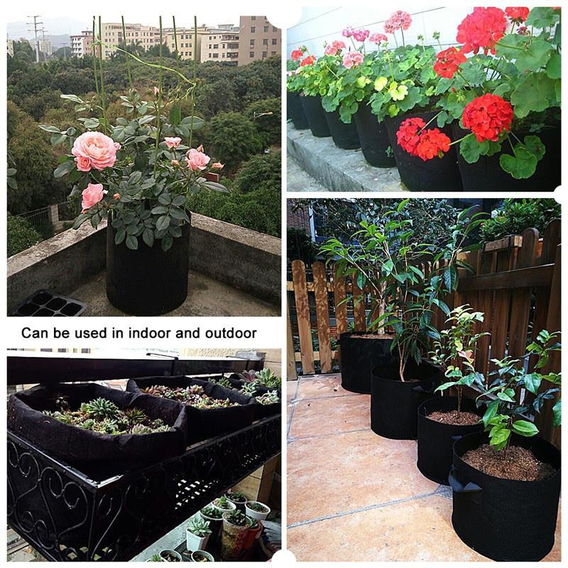 Plantepose hjem havearbejde ikke-vævet stof blomst plantepose plante vokse taske grønne projekt, indkøbscenter hotel arter støtte