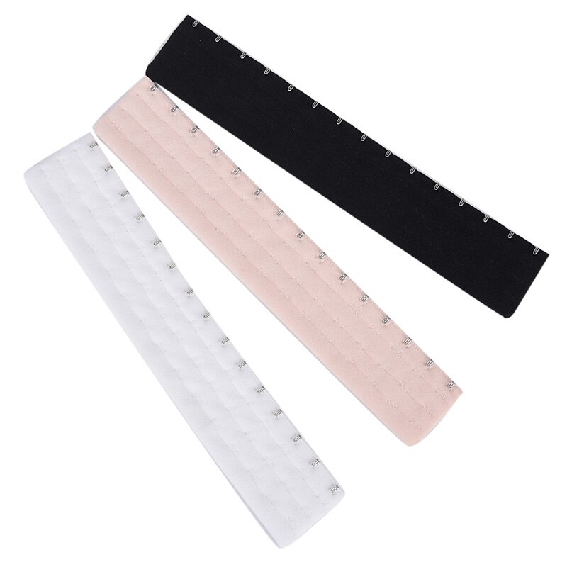 Mujer corsé extensión 15 Buckle Bra Extender 15 alargar gancho y ojo cinta 15 Correa 15 cierre ropa interior Accesorios
