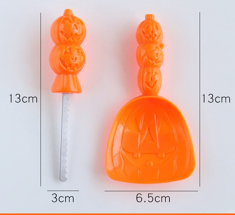 Kit de sculpture de citrouille pour Halloween, outils, couteau pour enfants, Kit pour adultes: 2pcs