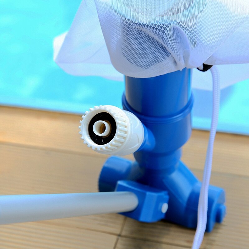 Pool rengøringssæt swimmingpool vedligeholdelsesværktøj sugehoveder rengøringsnet kit holdbart rengøringsværktøj tilbehør
