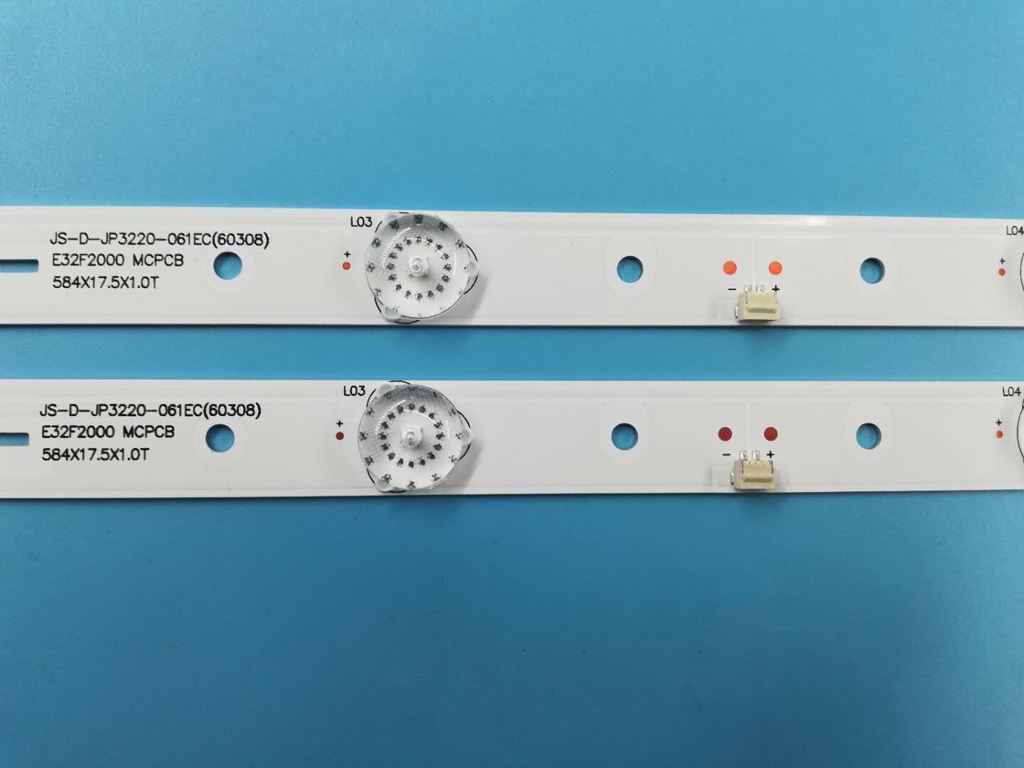 1Set = 2 Stuks Voor Nuova Led Backlight Strip JS-D-JP3220-061EC XS-D-JP3220-061EC E32F2000 Mcpcb