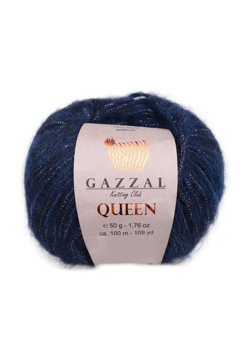 Gazzal Queen Ball Hand Knitting Yarn, 50 grams 100 meters, Thread, Wool, Metallized, Fantasy, Baby, Crochet, Clothes, Sport, Cardigan, Blouse, , Amigurumi, Hobby, Packs, Palmie Store, Made In Turkish Diy: 7339