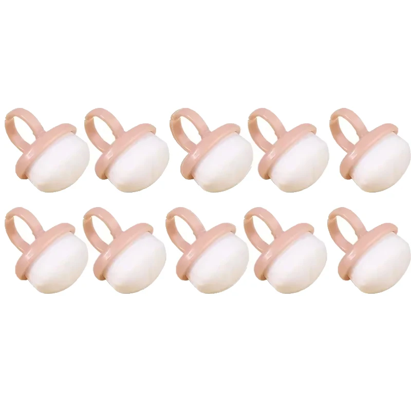 Rengjøringsbørste til neglestøv, myk plast, negleringbørste, rengjør neglekunst, fjerning av gelpoleringspulver, oval ringstøvbørste, manikyr: Brun