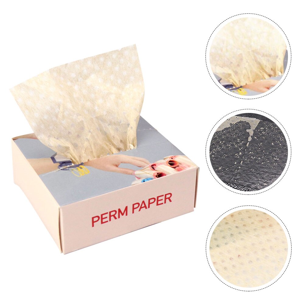 1 Doos Papier Kappers Papier Perm Papier Kapsalon Levert Wegwerp Perm Papier Permanenten Tool Voor Kapper Salon Barbershop
