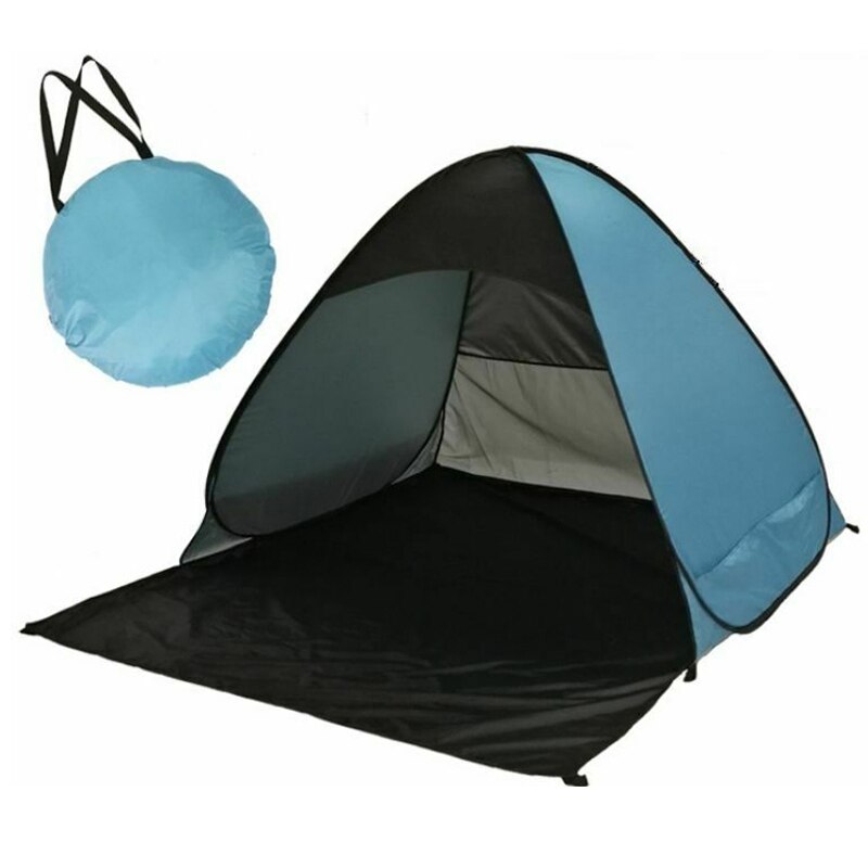 Tenda da sole automatica s tenda da spiaggia tende Pop-Up tenda da sole UV tenda da spiaggia leggera tenda da spiaggia per escursioni all'aperto: 15