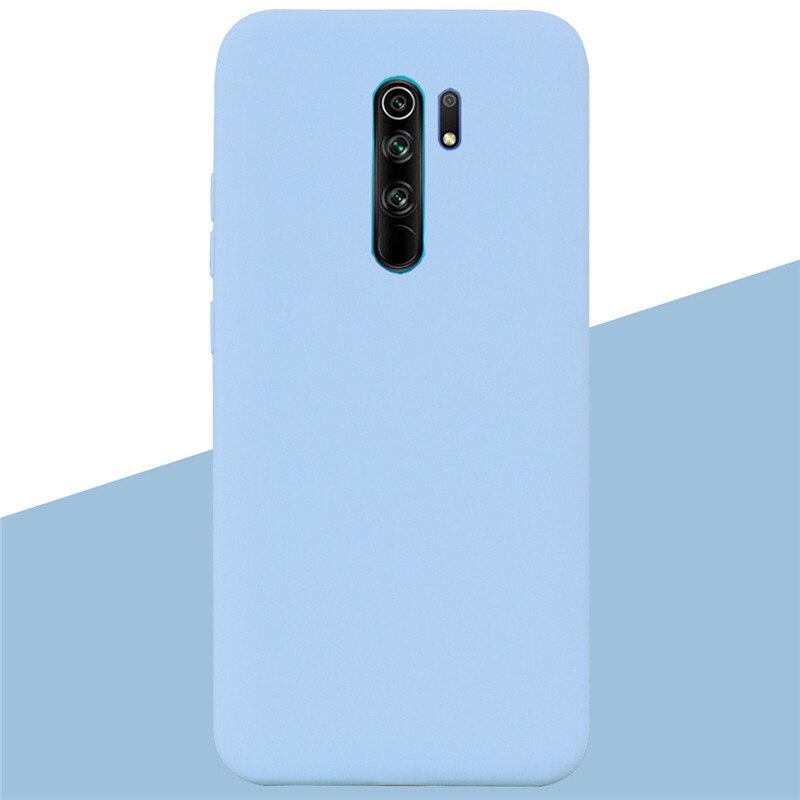 Silicone Case For Redmi 9 Case Soft Silicone Back Cover TPU Case on For Xiaomi Redmi 9 Redmi9 TPU For Xiaomi Redmi 9 Phone Cases: 13 Light Purple